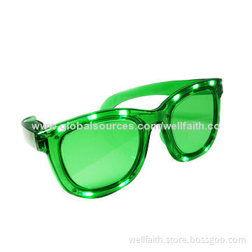2014 Fashionable and Generous LED Glasses for Women with CE, RoHS Marks, Sized 15*7.5*21cm